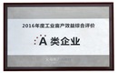 帽子廠(chǎng)家2016年度工業(yè)畝產(chǎn)效益綜合評(píng)價(jià)-A類(lèi)企業(yè)